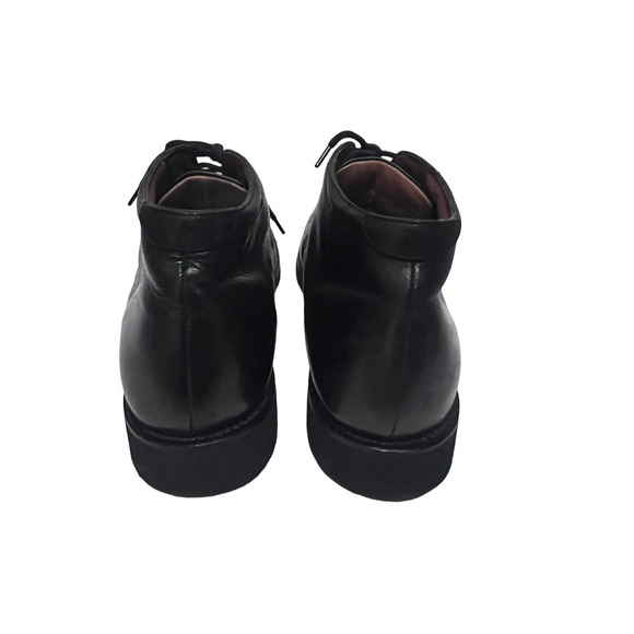 Florsheim FLites Mens Chukka Ankle Boots US 10 D Black Leather Lace Up Shoes
